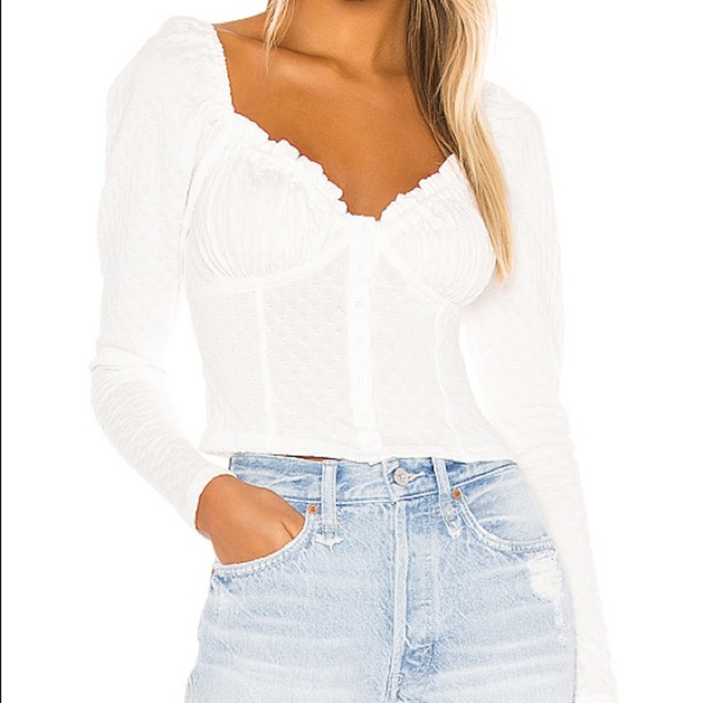 free people ladybug long sleeve top